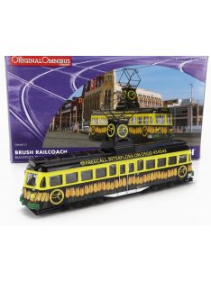   Corgi - TRAM BRUSH RAILCOACH BLACKPOOL TRANSPORT INTERFLORA 1970 YELLOW BLACK