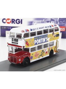   Corgi - Aec Type Rm Autobus London Transport 1949 White Yellow Red