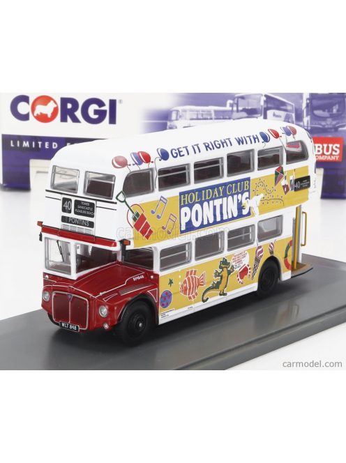 Corgi - Aec Type Rm Autobus London Transport 1949 White Yellow Red