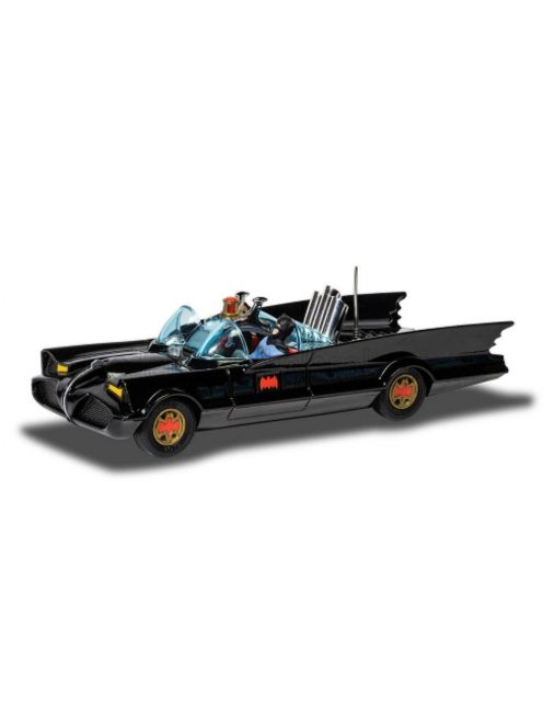 Corgi - BATMAN BATMOBILE WITH FIGURES BATMAN + ROBIN - RE-EDITION OF ONE OF THE MOST IMPORTANT CORGI TOYS MODELS BLACK