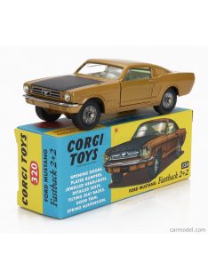   Corgi - Ford Usa Mustang Coupe 2+2 Fastback 1965 Gold Met Black