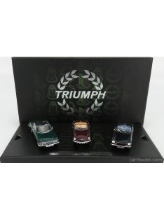   Corgi - Triumph Set 3X Spitfire Mkiii Spider 1964 - Tr6 Spider Open 1962 - Stag Mkii Cabriolet Open 1972 Various