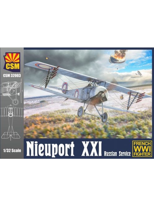 Copper State Models - 1/32 Nieuport XXI Russian Service