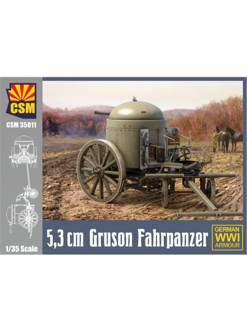 Copper State Models - 1/35 5,7cm Gruson Fahrpanzer