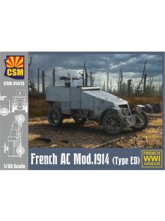   Copper State Models - 1/35 French Armored Car Modele 1914 (Type ED)