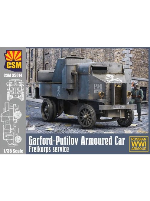 Copper State Models - 1/35 Garford-Putilov Armoured Car Freikorps Service