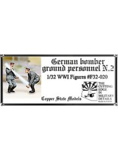   Copper State Models - 1/32 German bomber ground personnel N.2