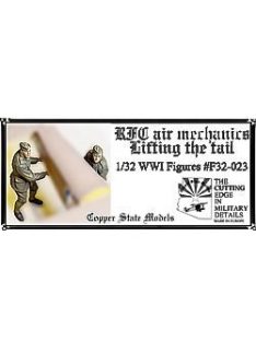   Copper State Models - 1/32 RFC Air Mechanics lifting the tail