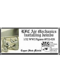   Copper State Models - 1/32 RFC Air Mechanics installing bombs