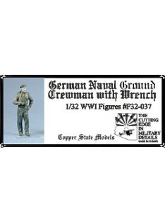 Copper State Models - 1/32 German Naval mechanic with wrench