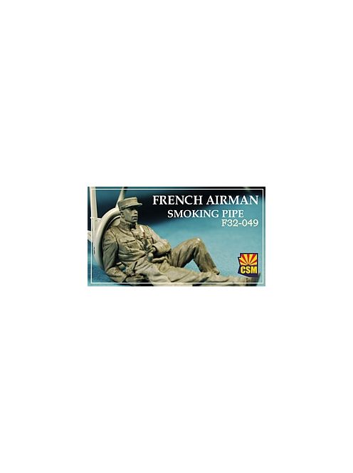 Copper State Models - 1/32 French airman smoking pipe