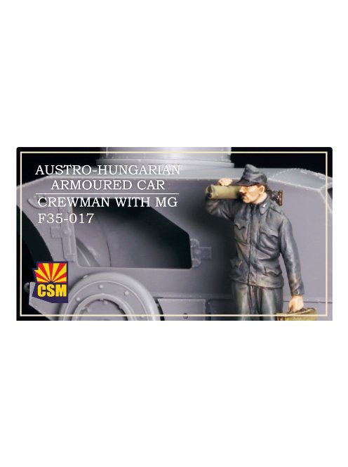 Copper State Models - 1/35 Austro-Hungarian Armoured Car Crewman with MG