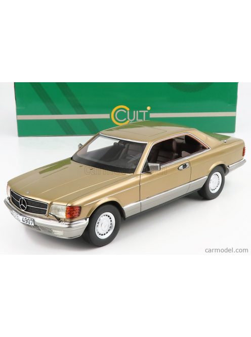 Cult-Scale Models - Mercedes Benz S-Class 380Sec (C126) Coupe 1982 Gold Met