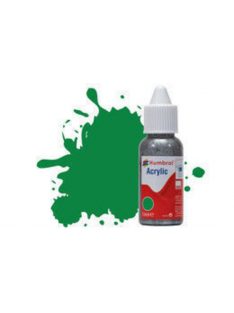   Humbrol - HUMBROL ACRYLIC DROPPER BOTTLE 14ML No 2 Emerald Green - Gloss