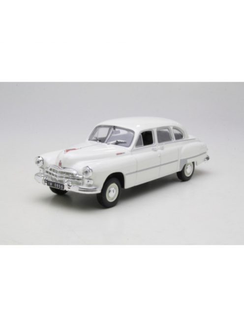 Deagostini - 1:43 Gaz Zim 12, Polish Cars, White