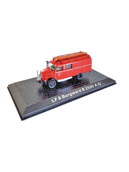 Deagostini - 1:72 Borgward Lf 8B 2500 A/O Feuerwehr, Red, 1960