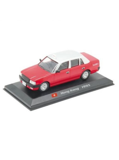 Deagostini - 1:43 Toyota Crown 1995, Hong Kong Taxi, Red