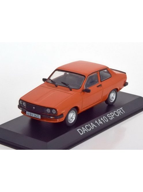 DeAgostini - 1:43 Dacia 1410 Sport (1983-1992), Legendary Cars, orange – DeAgostini