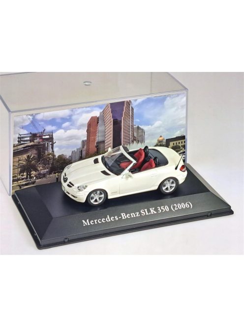 DeAgostini - 1:43 Mercedes-Benz SLK-350, 2006, white - The Great Memorable cars in Mexico - DeAgostini