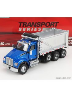   Dm-Models - Kenworth T880S Truck Cassone Ribaltabile 4-Assi 1990 Blue