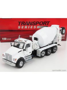   Dm-Models - Kenworth T880S Betoniera Tanker Cement Mixer Truck 4-Assi 1990 White