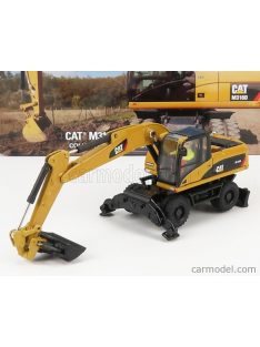   Dm-Models - Caterpillar Catm318D Escavatore Gommato - Tractor Hydraulic Excavator Scraper Yellow Black