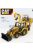 Dm-Models - Caterpillar Cat432F2 Ruspa Gommata Con Escavatore - Ecavator And Scraper Tractor Wheel Loader Yellow Black