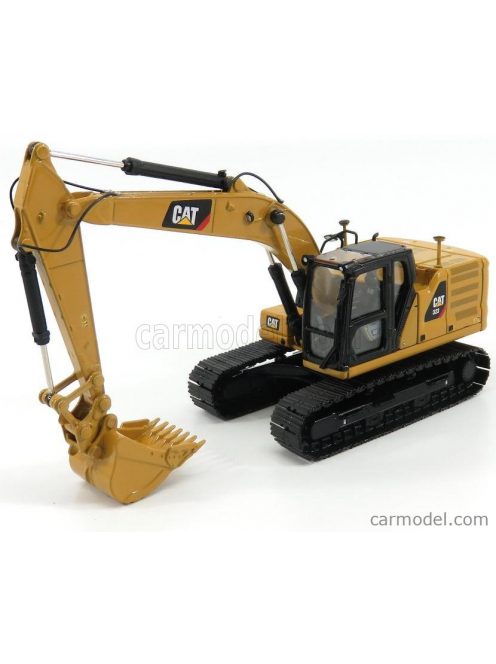 Dm-Models - Caterpillar Cat323 Escavatore Cingolato - Tractor Hydraulic Excavator - Next Generation Yellow Black