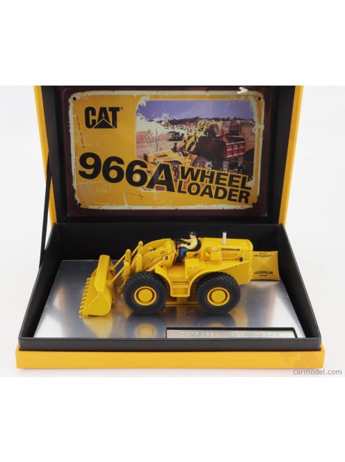 Dm-Models - Caterpillar Cat966A Ruspa Gommata - Scraper Tractor Wheel Loader Yellow Black