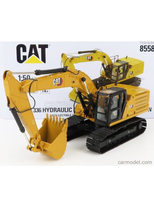 Dm-Models - Caterpillar Cat336 Escavatore Cingolato - Tractor Hydraulic Excavator Scraper - Next Generation Yellow Black