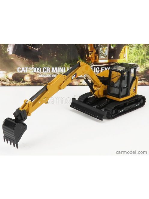 Dm-Models - Caterpillar Cat309 Cr Sb Escavatore Cingolato - Tractor Hydraulic Mini Excavator Yellow Black