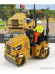   Dm-Models - Caterpillar Catcb2.7 Rullo Vibrante Monotamburo - Schiacciasassi - Stone Crusher Roll - Utility Compactor Yellow Black