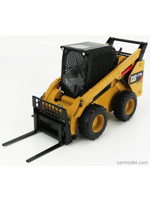 Dm-Models - Caterpillar Cat272D Ruspa Gommata - Skid Steer Loader Yellow Black