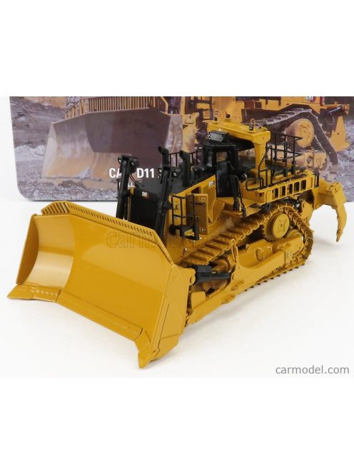 Dm-Models - Caterpillar Catd11 Dozer Ruspa Cingolata - Scraper Type Tractor Yellow Black