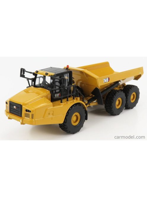 Dm-Models - Caterpillar Cat745 Cassone Ribaltabile Cava 3-Assi - Articulated Truck Yellow Black