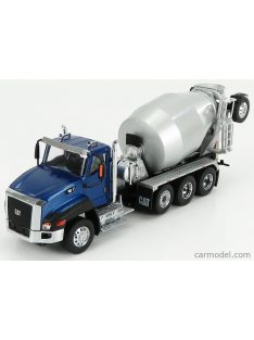   Dm-Models - Caterpillar Ct660 Betoniera Tanker Cement Mixer Truck 4-Assi 2016 Blue Met Silver