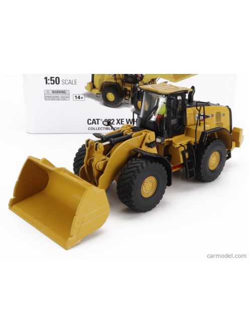 Dm-Models - Caterpillar Cat982Xe Ruspa Gommata - Scraper Tractor Wheel Loader Yellow Black