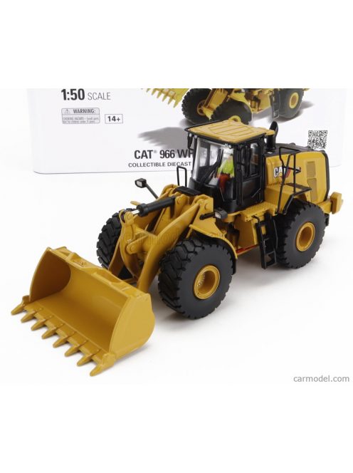 Dm-Models - Caterpillar Cat966 Ruspa Gommata - Scraper Tractor Wheel Loader Yellow Black