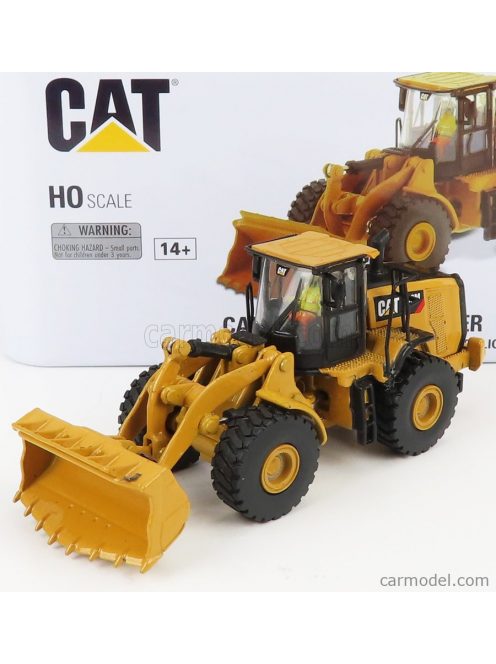 Dm-Models - Caterpillar Cat966M Ruspa Gommata - Scraper Tractor Wheel Loader Yellow Black