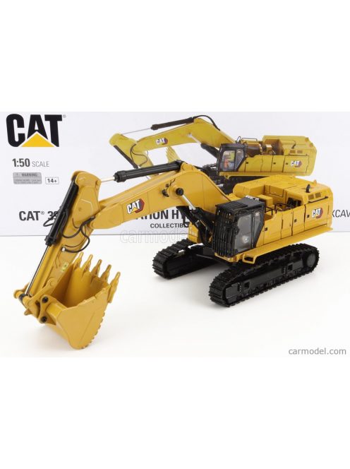 Dm-Models - Caterpillar Cat395 Escavatore Cingolato - Tractor Next Generation Hydraulic Excavator Scraper - Mass Excavator Version Yellow Black