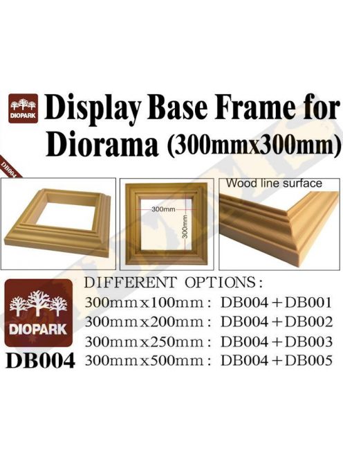 Diopark - Display Base Frame for Diorama 250mm (2 frames in box)
