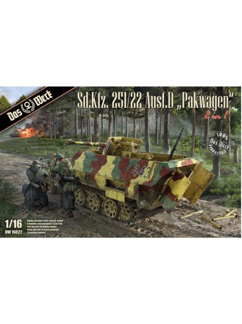 DAS WERK - Sd.Kfz.251/22 Ausf.D "Pakwagen" (1:16)