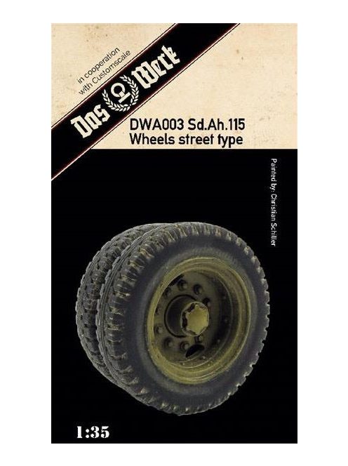 Das Werk - Weighted tires for Sd.Ah.115 (street pattern)