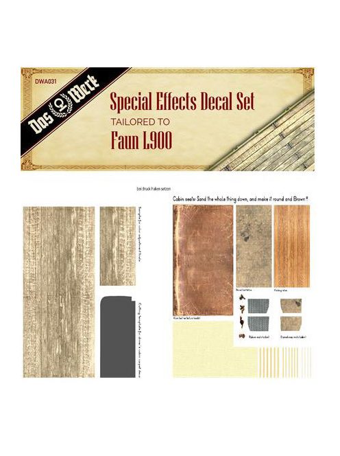 DAS WERK - Special Effects Decal Set for Faun L900