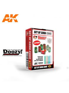 AK-Interactive  - Set Of Soda Cans 1/24