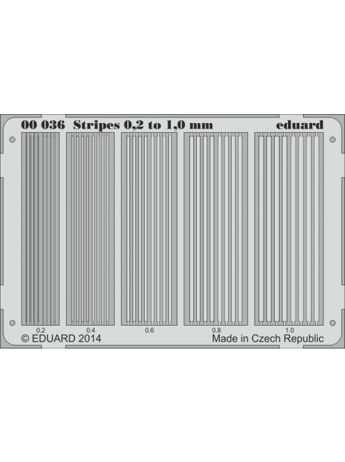 Eduard - Stripes 0.2 to 1mm