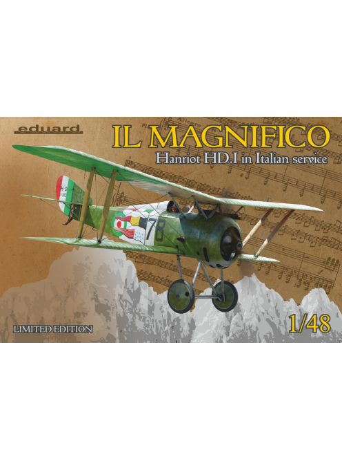 Eduard - IL MAGNIFICO Hanriot HD.I in Italian service Limited Edition