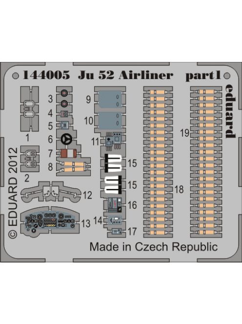 Eduard - Ju 52 Airliner for Eduard 