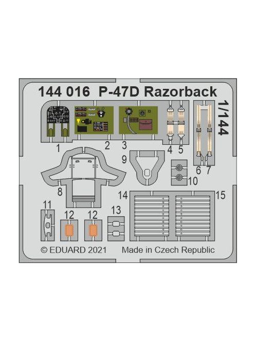 Eduard - P-47D Razorback 1/144 for EDUARD/PLATZ