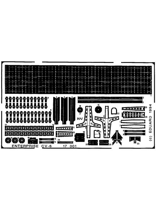 Eduard - USS CV6 Enterprise 1/700 for Tamiya